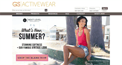 Desktop Screenshot of gsactivewear.com